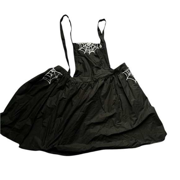 NWOT 🕷️🕸️ ModCloth Haunt Around Town pinafore spider web dress sz 2X - Picture 7 of 12